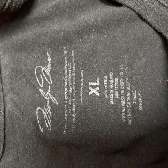 Marilyn Monroe Womens Black Short Sleeve Pullover Graphic Tee Shirt XL - Picture 5 of 9